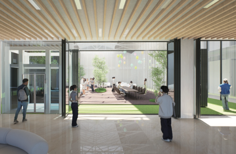 공과대학 로비 조감도